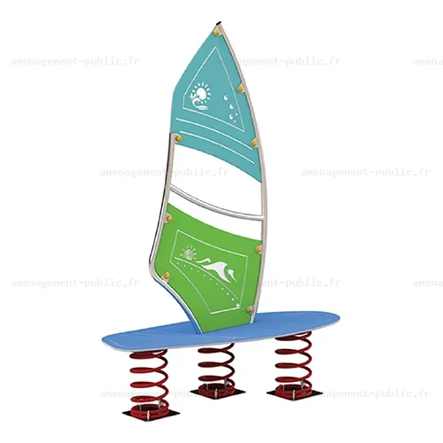 Jeu sur ressort Planche à voile